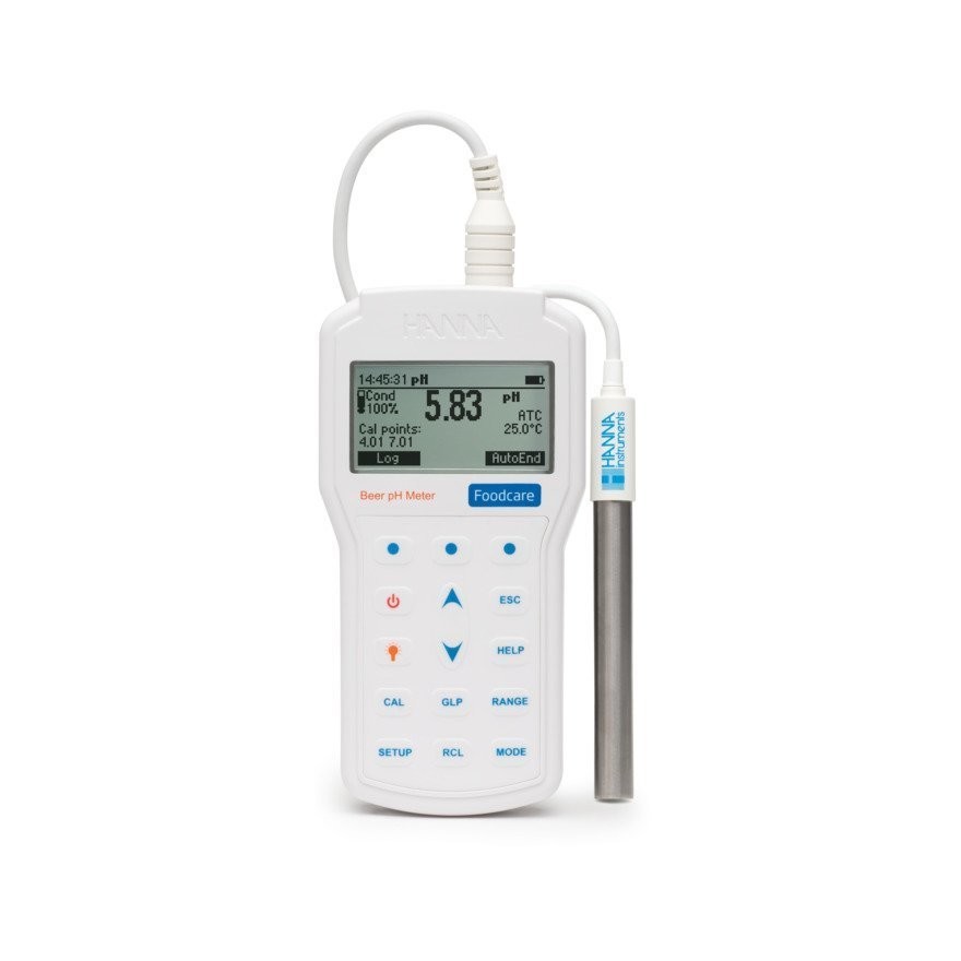 Waterbestendige pH-meter voor bier